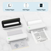 Inkless A4 Thermal Printer Portable Wireless Bluetooth Tattoo Stencil Printer A4 Paper PDF Excel Document Picture Print Machine