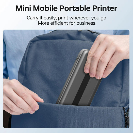 New A4 Portable Printer Wireless M832 for Travel Work Home Inkless Thermal 300DPI US-letter Mobile Printer Support Android iOS